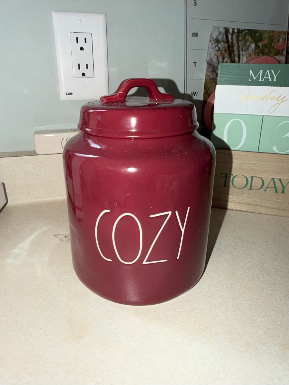 Rae Dunn Cozy canister